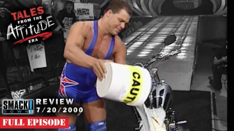 Kurt Angle Destroys The Undertaker’s Motorcycle! WWE SmackDown 7/20/00 Review