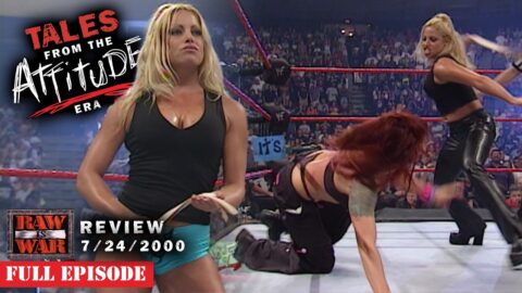 Stephanie McMahon Helps Trish Attack Lita in a Strap Match! WWE Raw Review 7/24/00